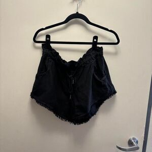 Young-fabulous-broke Women's Black Shorts